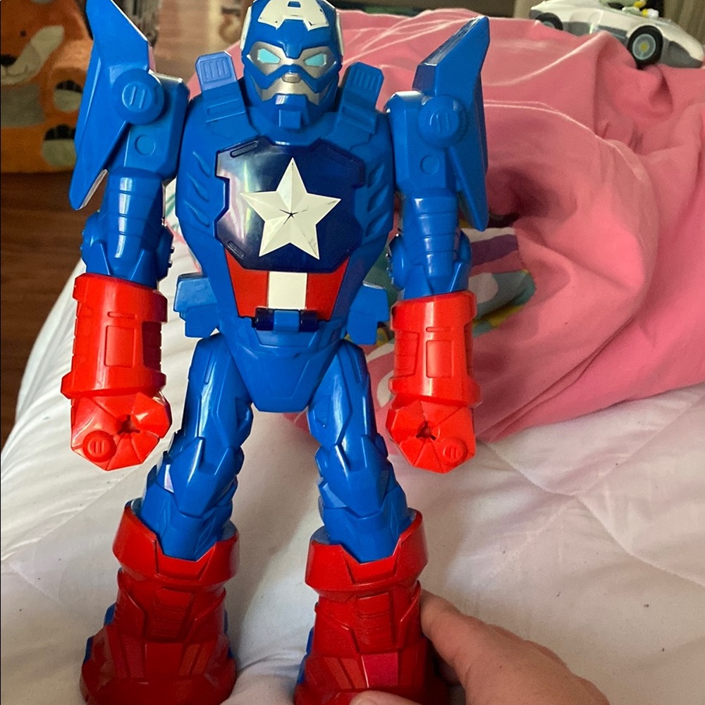 Captain America Action Figure - Blue and Red